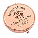 Realtor Gifts for Women Real Estate Agent Gift Compact Makeup Mirror Thank You Gift for Realtor Closing Gifts for Realtors Appreciation Presents