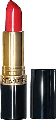 Revlon Super Lustrous Lipstick, with Vitamin E and Avocado Oil, Cream Lipstick, 654 Ravish Me Red, 0.15 oz (Pack of 2)