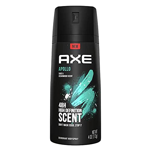 AXE Body Spray for Men Apollo 4 oz (Pack of 8)