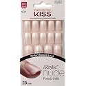 **NEW** KISS SALON ACRYLIC NUDE NAILS - CASHMERE (KAN03) - MEDIUM LENGTH Beauty & Personal Care Broadway