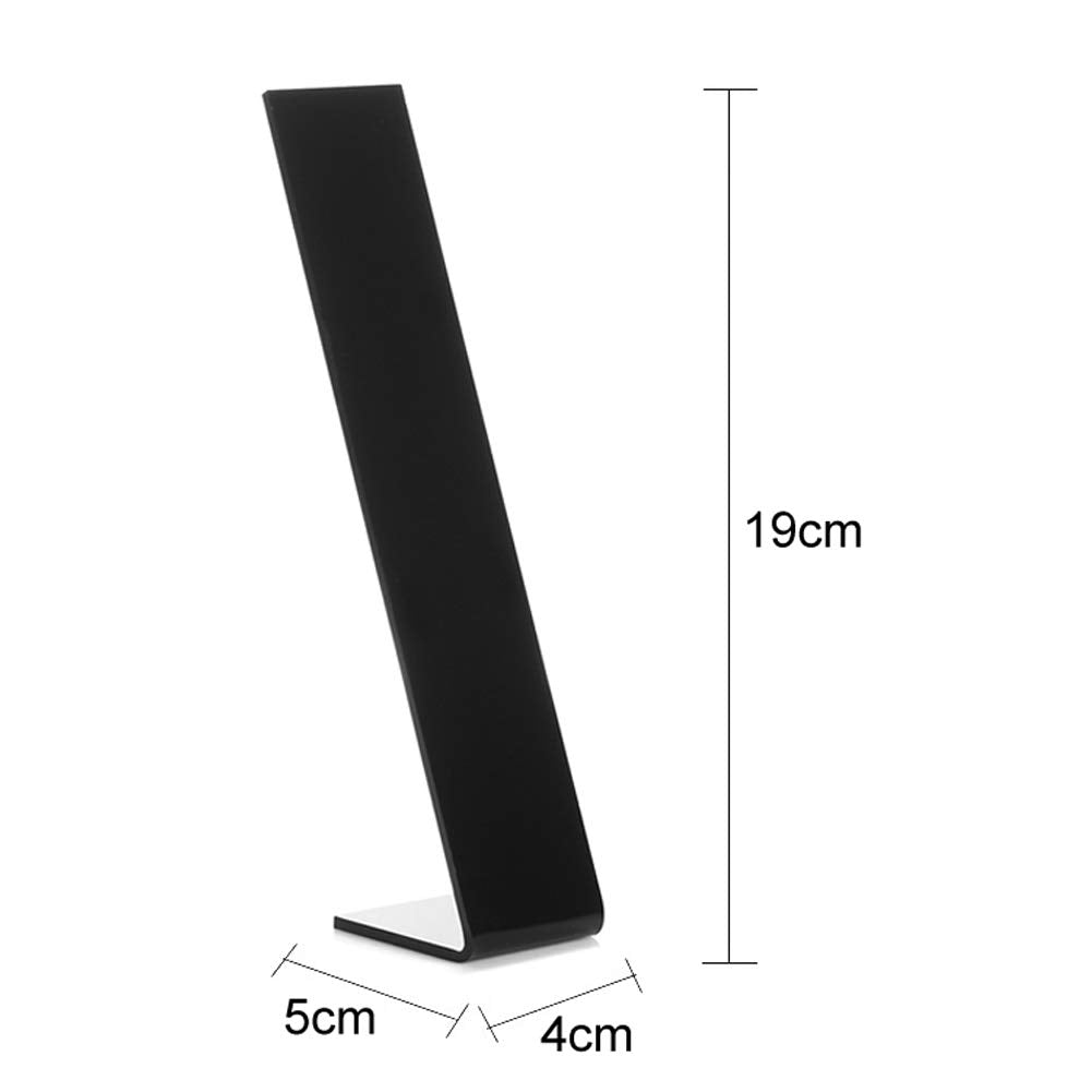 lasenersm 4 Pieces Acrylic Hair Clip Display Stand L-Shaped Hairpin Display Holder Barrette Display Stand Holder Hair Clip Organizer Stand Holder