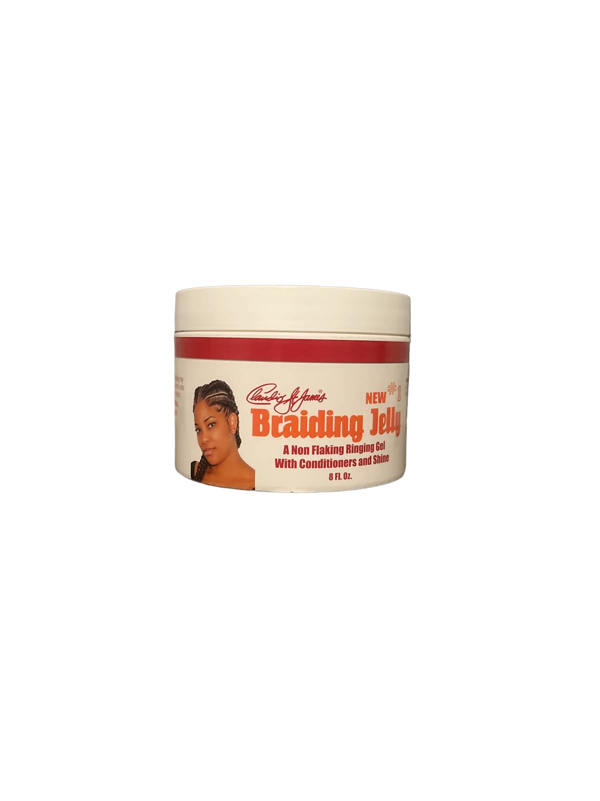CLAUDIO ST. JAMES NEW #1 BRAIDING JELLY A NON FLAKING RINGING GEL WITH CONDITIONERS AND SHINE