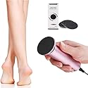 Ravifun Electric Foot File Callus Remover, Professional Calluses Remover for Feet with 60pcs Sandpaper Discs, Adjustable Speed Control Pedicure Tool