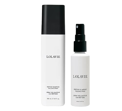 LolaVie Peptide Plumping Volume Spray Duo - Full Size 5 Fl. Oz & Travel Size 2 Fl. Oz