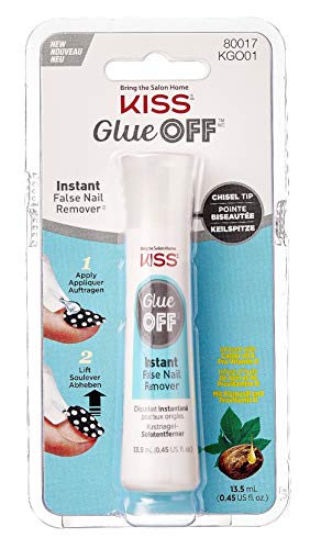Kiss Glue Off Instant False Nail Remover 0.45 Ounce (Pack of 6) Beauty & Personal Care KISS