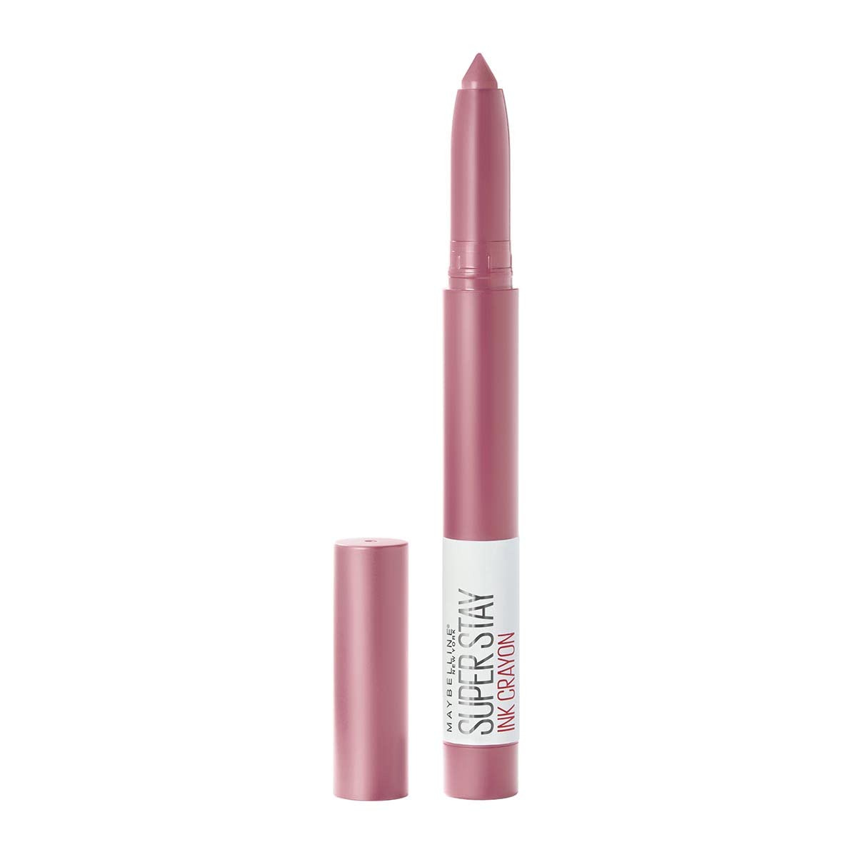 Maybelline Super Stay Ink Crayon Lipstick Makeup, Precision Tip Matte Lip Crayon with Built-in Sharpener, Longwear Up To 8Hrs, Seek Adventure, Warm