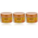 Cantu Natural Hair Define & Shine Custard 12 Ounce Jar (354ml) (3 Pack)