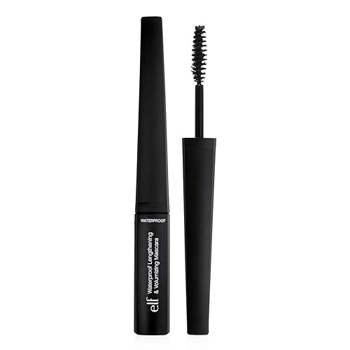 E.L.F, Black Waterproof Lengthening And Volumizing Mascara, 4 Count