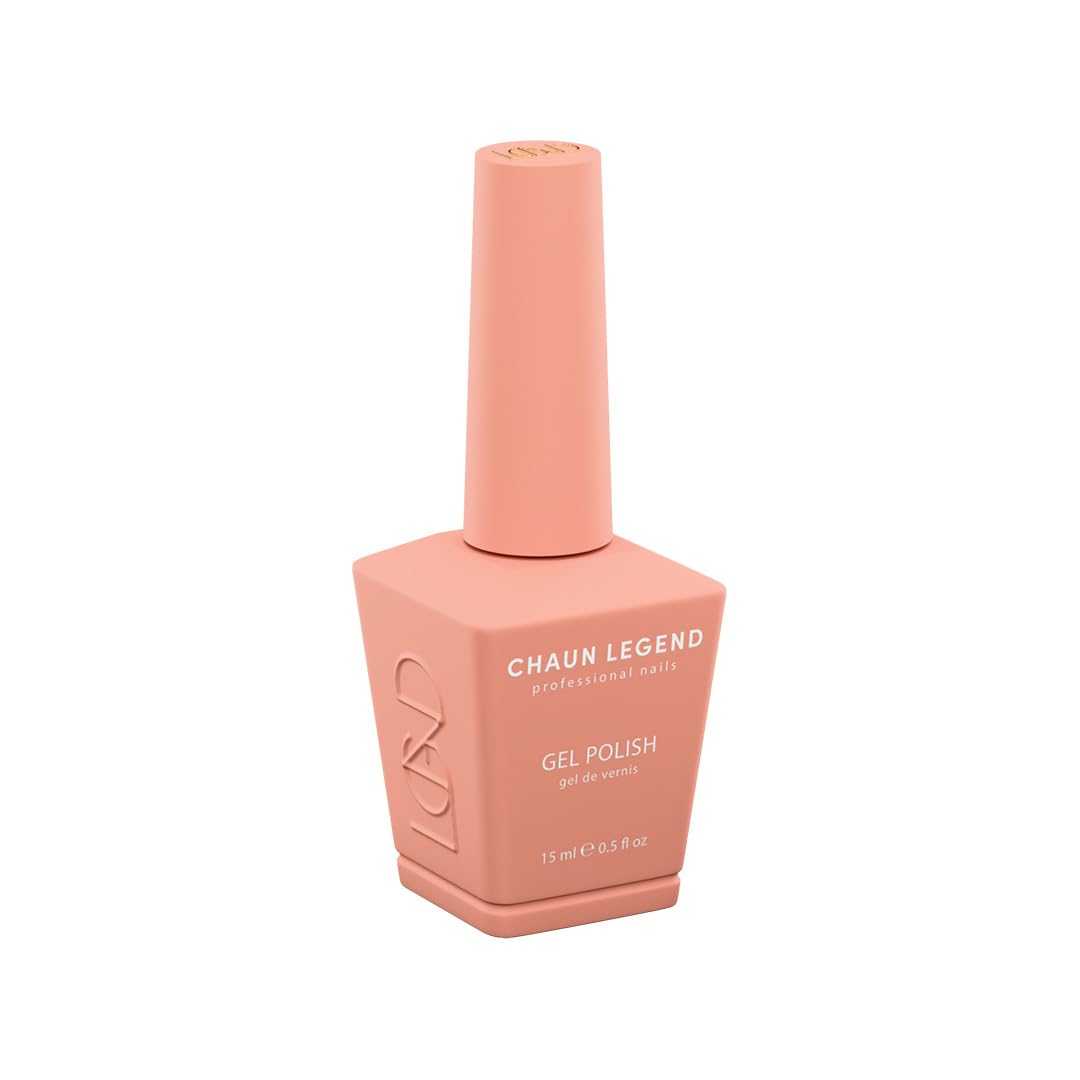 Chaun Legend Gel Nail Polish | Georgia Peach LG5159 (soft orange coral) | Soak Off UV LED Cure Gel Polish High Gloss 15ml Beauty & Personal Care Chaun Legend Professional Nails