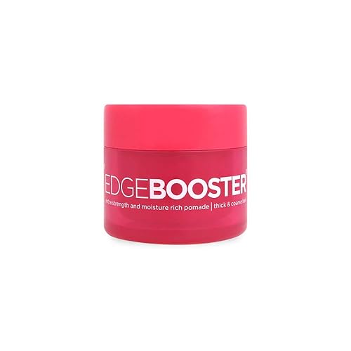 Style Factor Edge Booster Extra Strength and Moisture Rich Pomade 0.85oz Mini Travel Size (0.85oz, Pack of 1, Pink Beryl)