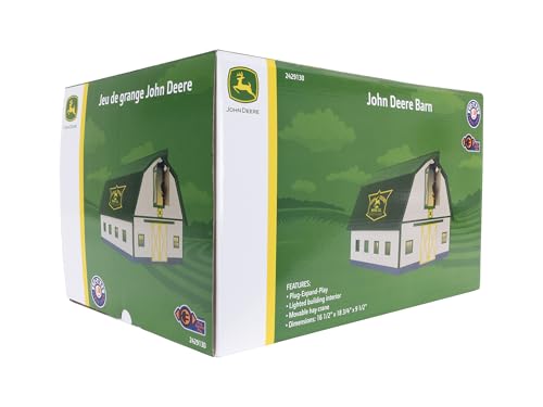 Lionel John Deere Plug Expand Play Barn with Movable Hay Crane