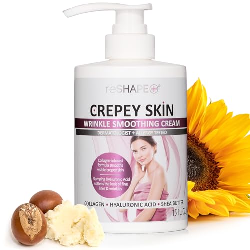 Reshape+ Collagen Body & Face Cream Moisturizing Skin Care Lotion, Skin Tightening Cellulite Body Lotion Improves Skin Elasticity, Plumps Sagging Skin