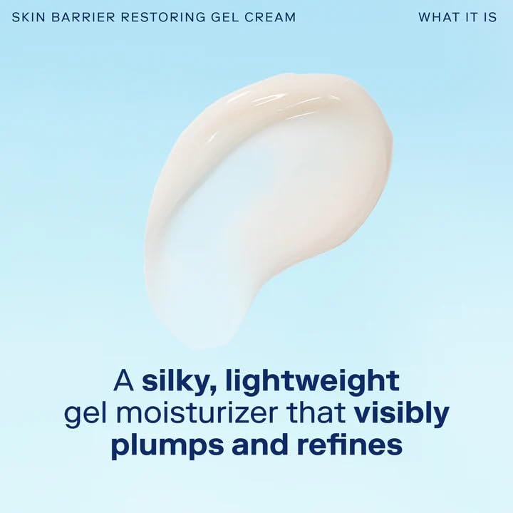 Skinfix Barrier+ Skin Barrier Restoring Gel Cream Mini - 0.5 oz - Hydrating Face Cream for Dry Skin - Strengthens, Visibly Plumps & Firms