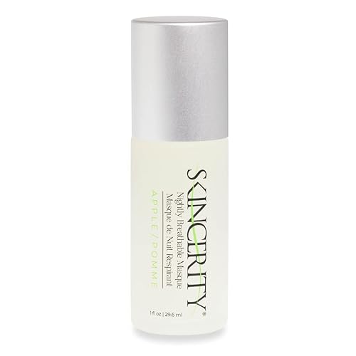 Skincerity Nightly Breathable Masque - Apple, Grapeseed Oil and Vitamin E, Anti-Aging, Reduce Pore Size and Wrinkles, Hydrating and Nourishing