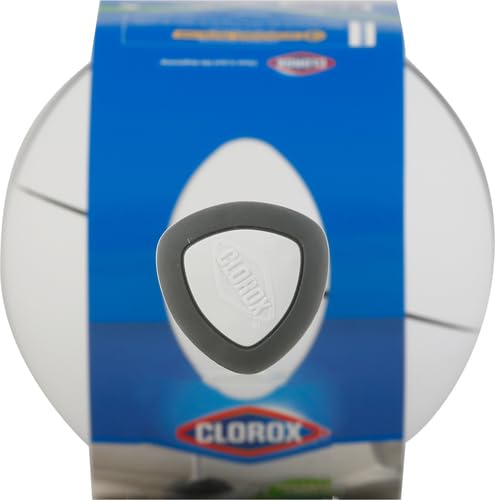 Clorox Toilet Plunger with Hideaway Caddy – Bathroom Plunger with Holder, Organizer & Storage for Toilet Unclogging