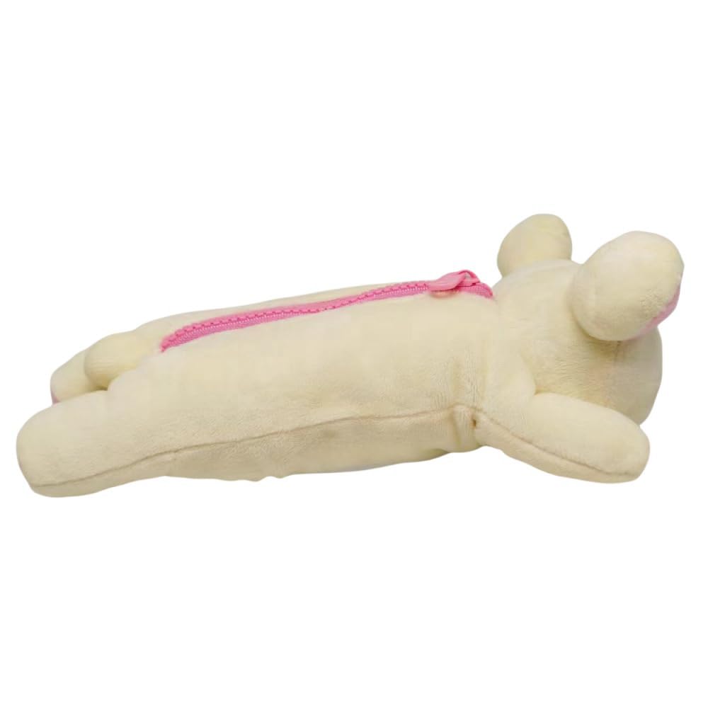 YETTRDA Cute Korilakkuma Plush Pen Bag Birthday Gift (White), BA-002