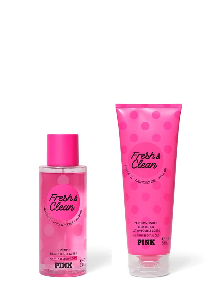 Victoria's Secret Pink Fresh & Clean Mist & Lotion Set