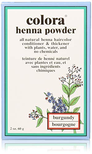 Colora Henna Powder Hair Color Burgundy 2oz (2 Pack)