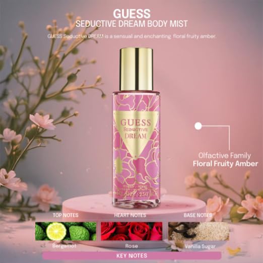 Guess Seductive Dream for Women Fragrance Body Mist, 8.4 Ounce