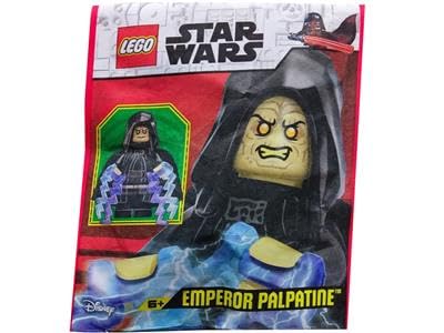 LEGO Star Wars: Emperor Palpatine Minifigure with Force Bolts (Figure 1.7 inches Tall)
