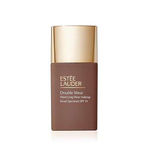 Estée Lauder Double Wear Sheer Matte Foundation SPF 19 | 12-Hour Wear, 1.0 Fl Oz, 8C1 Rich Java