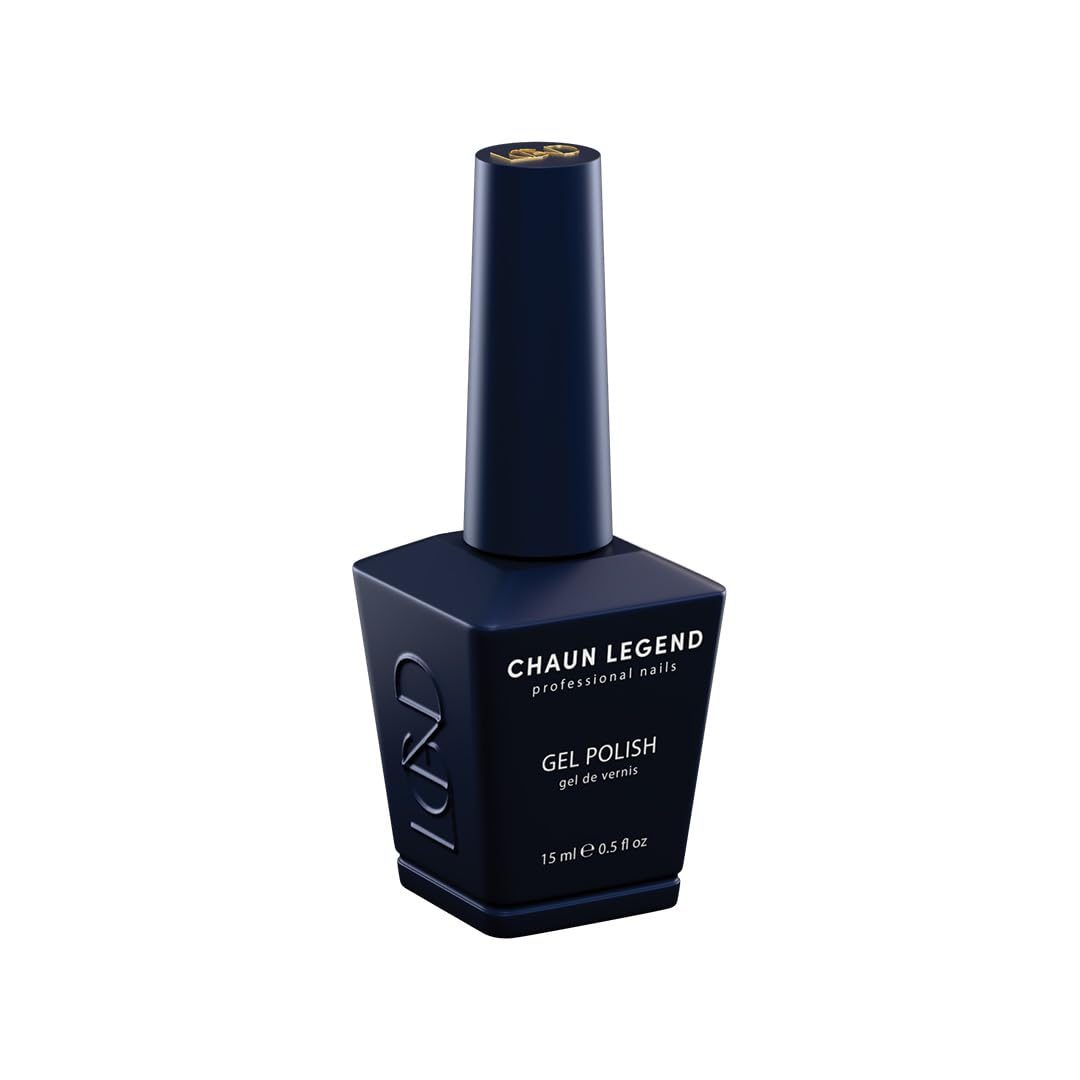 Chaun Legend Gel Nail Polish | Midnight Rendezblue LG5236 (black glitter) | Soak Off UV LED Cure Gel Polish High Gloss 15ml Beauty & Personal Care Chaun Legend Professional Nails