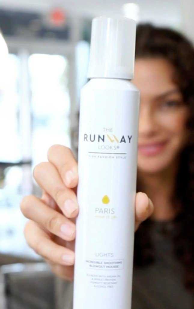 The Runway Looks Whip It Up Incredible Smoothing Blowout Mousse With Argan Oil & Wheat Proteins, Ultra Light, Frizz-Free & Hydrating, Humidity