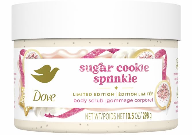 Dove Sugar Cookie Body Scrub for Deep Nourishment Holiday Treats Limited Edition, 10.5 oz Beauty & Personal Care Dove