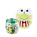 NORTHWEST Hello Kitty Keroppi Travel Set - 2 Piece Kids Travel Set Includes Blanket 40" X 50" & Plush