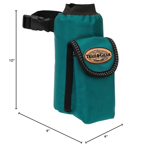 Weaver Leather Trail Gear Water Bottle Holder Teal, 15503-49
