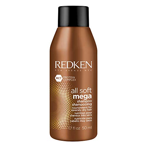 Redken All Soft Mega Shampoo | For Extremely Dry Hair | Moisturizes & Hydrates Severely Dry Hair | With Aloe Vera | 10.1 Fl Oz