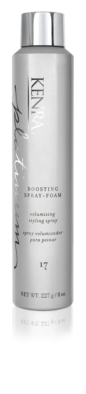 Kenra Professional Platinum Boosting Spray-Foam 17 | Volumizing Styling Spray | Touchable, Brushable Hold | All-Day Lift & Style Support | Lightweight
