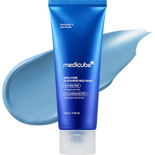 medicube Zero Pore Blackhead Mud Facial Mask - Skin Cooling & Pore Tightening - 3 Minute Quick Dry Formula with AHA, BHA, PHA, and Pore-Purifying Clay Beauty and Personal Care medicube Default Title