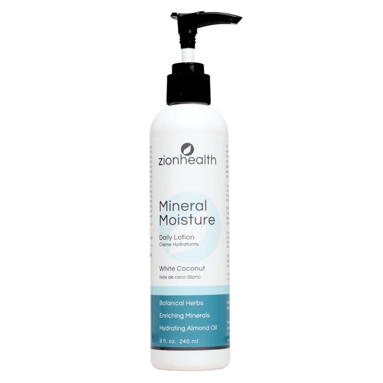 Zion Health Adama Minerals Moisture Intense Daily Lotion White Coconut - 8 Oz