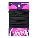 Goody Ouchless Womens Elastic Hair Tie - 29 Count, Black - 2MM for Fine to Medium Hair - Pain-Free Hair Accessories for Women Perfect for Long Lasting