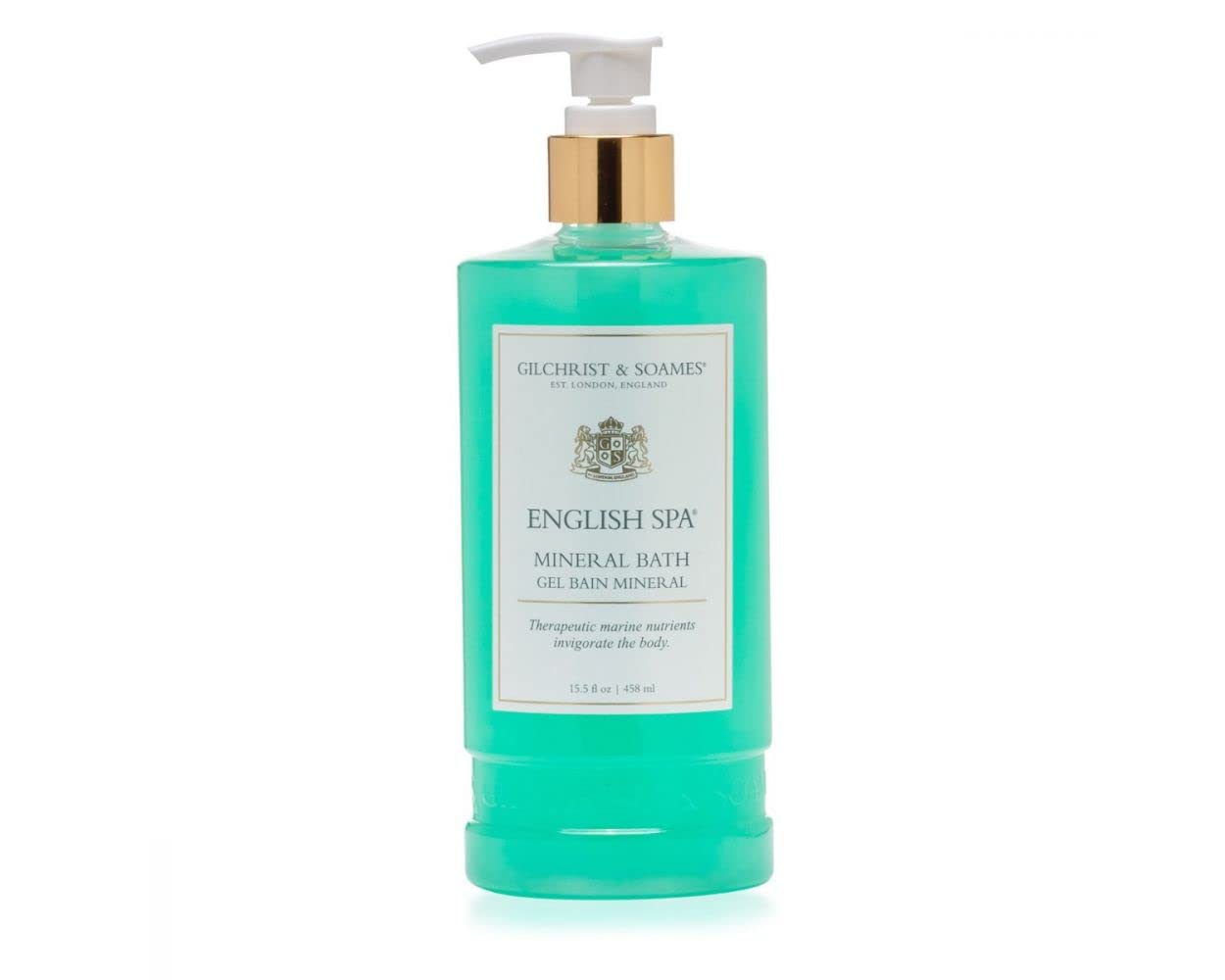 Gilchrist & Soames English Spa Shower Gel and Body Wash - 15.5oz - Citrus and Herbal Notes, Gently Cleansing, Zero Parabens, Sulfates, and Phthalates
