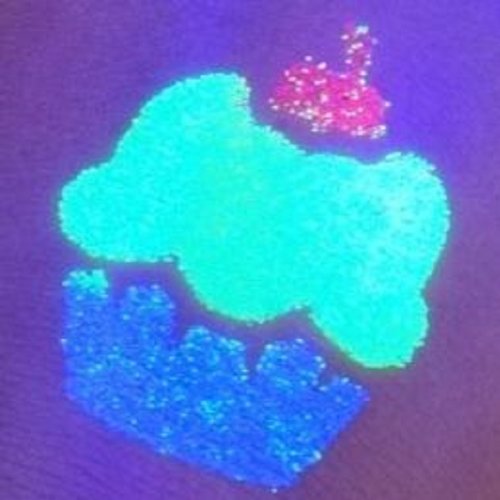 Neon Shimmer Glimmer Body Art Glitter for Children Temporary Tattoos (Neon Blue)