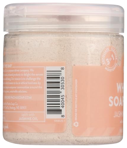 PACHA SOAP Jasmine Gardenia Whipped Soap, 8 OZ
