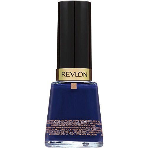 Revlon Nail Enamel, Chip Resistant Nail Polish, Glossy Shine Finish, in Blue/Green, 490 Urban, 0.5 oz