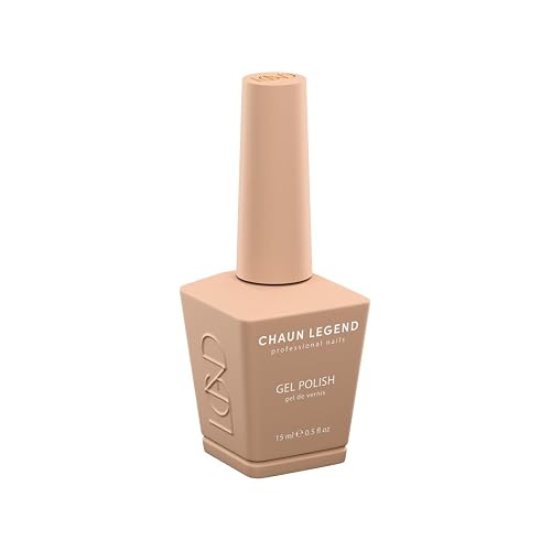 Chaun Legend Gel Nail Polish | Plush LG5192 (cool beige nude) | Soak Off UV LED Cure Gel Polish High Gloss 15ml Beauty & Personal Care Chaun Legend Professional Nails