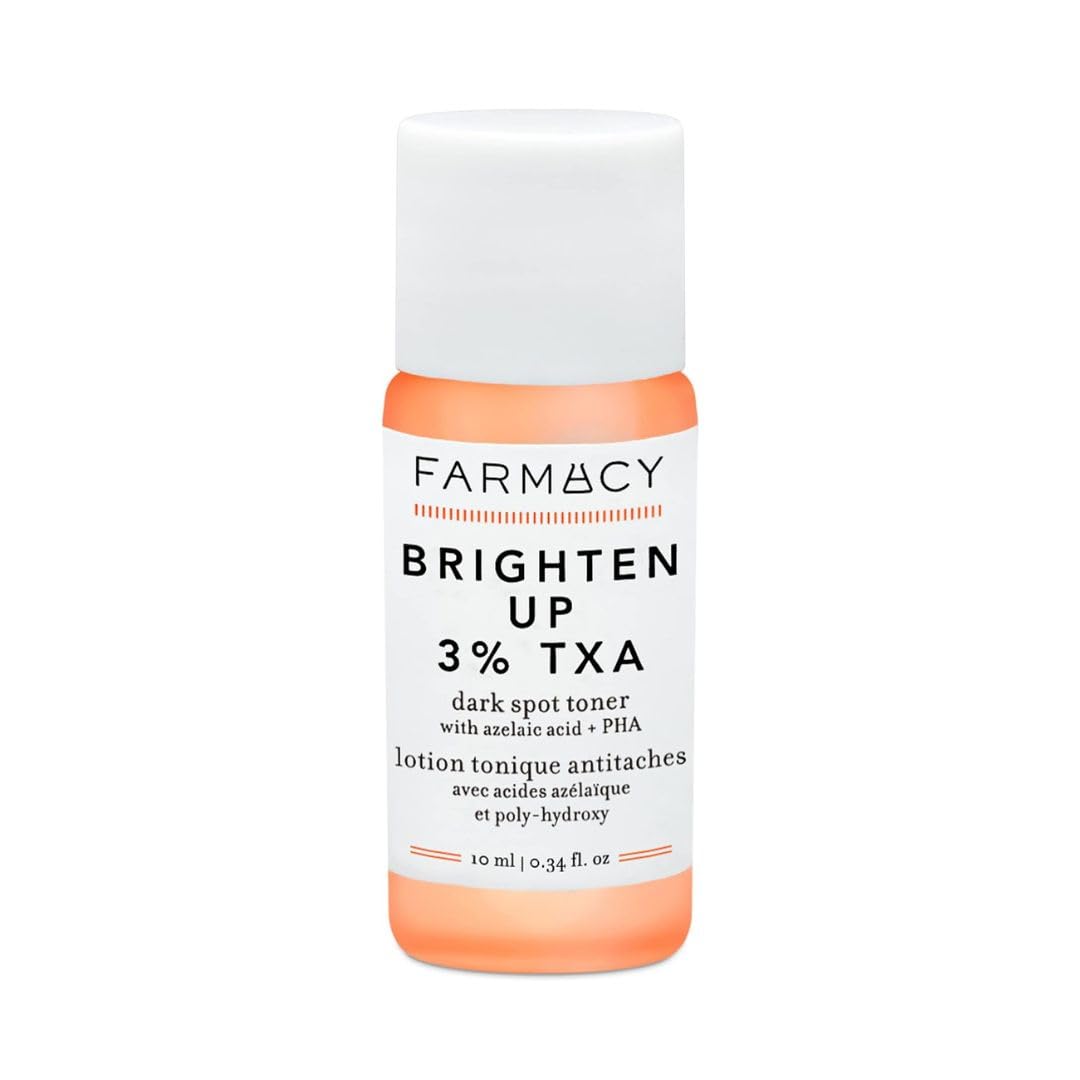 Farmacy 3% TXA Brightening Face Toner 10ml – Exfoliating Toner with Azelaic Acid & 5% PHA for Oily Skin, Dullness & Uneven Skin Tone