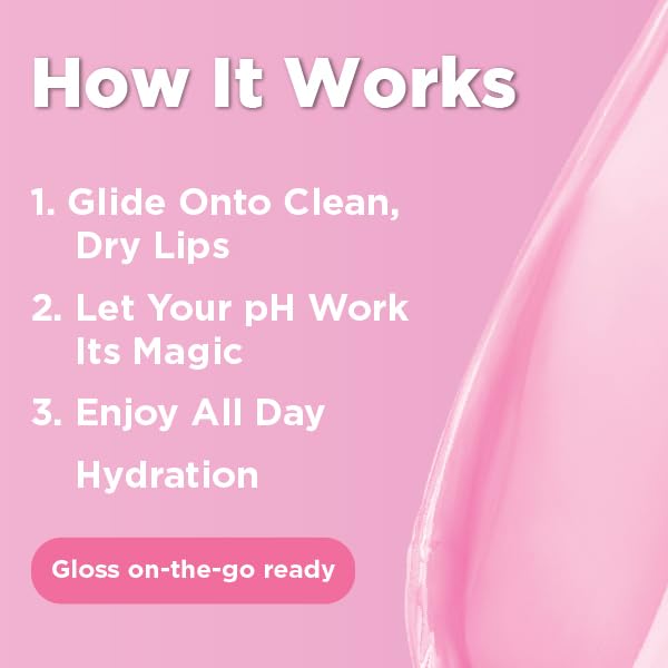 LIVAURA Tinted Lip Gloss for Women, pH Activated Hydrating, Moisturizing, Shiny Lipgloss, Non Sticky LipGloss, Glossy Lip Tint, Lip Shine, Smooth Lip