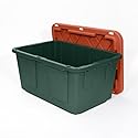 Greenmade Pro. Grade 27 gal Green/Red Storage Bin 14.7 in. H X 20.4 in. W X 30.4 in. D Stackable