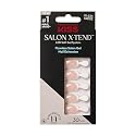 Kiss Salon X-tend, Press-On Nails, Nail glue included, 'Nonsense', Light White, Short Size, Almond Shape, Includes 30 Nails, 5Ml Led Soft Gel Beauty & Personal Care KISS