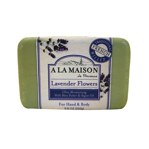 A LA MAISON Bar Soap Lavender Flowers 8.8 Oz Beauty & Personal Care A LA MAISON