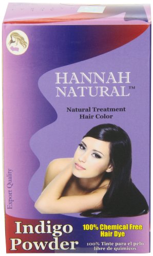 Hannah Natural 100% Pure Indigo Powder for Hair Dye, 100 Gram