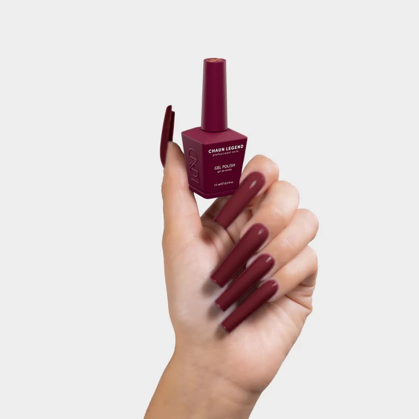 Chaun Legend UV Gel Nail Polish, 0.5 Ounce Long Lasting Salon Quality, Bubble Free Professional Manicures, Quick Dry High Shine, Ruby Riches LG5090 Beauty & Personal Care Chaun Legend Professional Nails