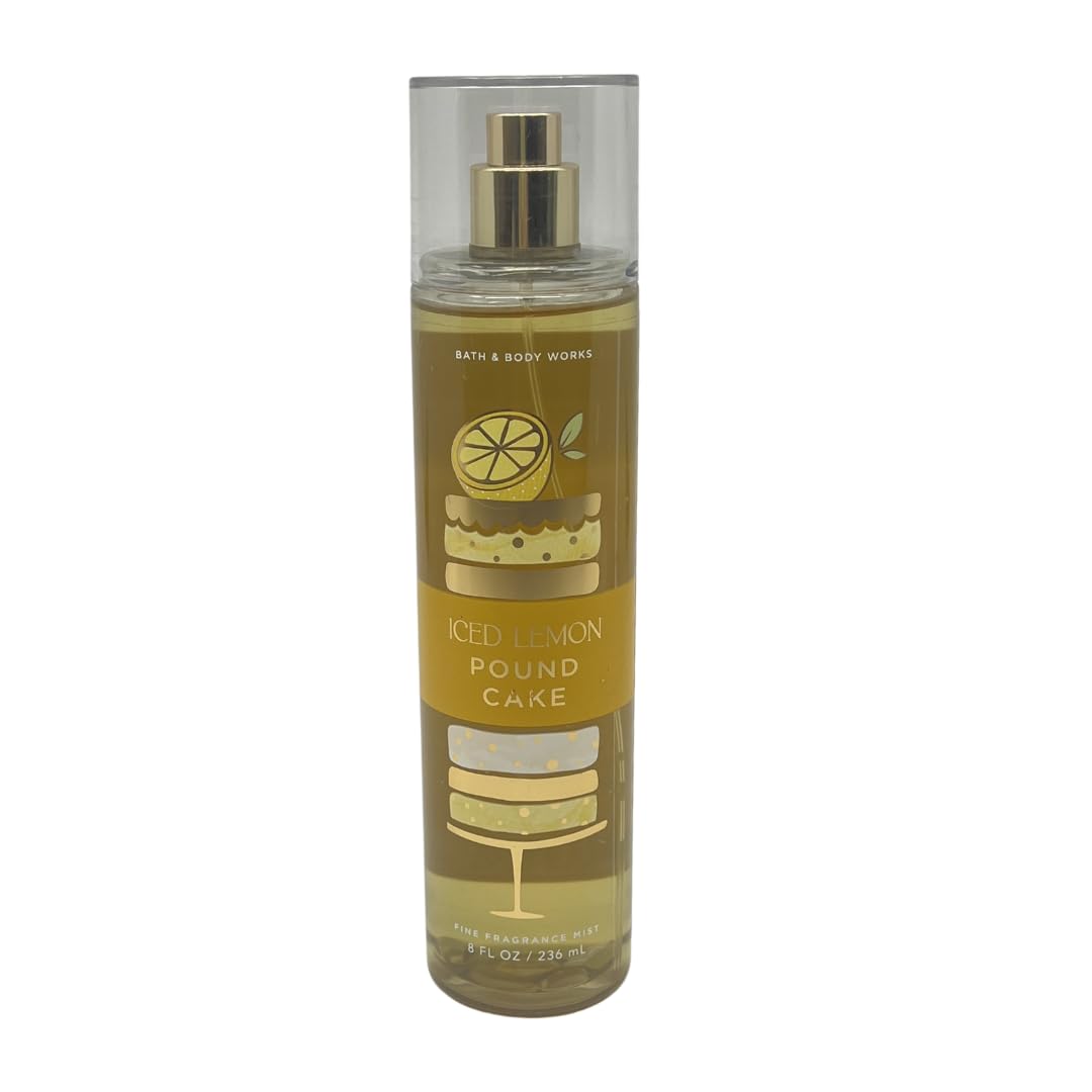 Bath & Body Works Iced Lemon Pound Cake Fine Fragrance Mist - Pack of 2
