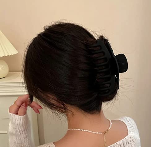 AWEELON 8PCS Large Hair Claw Clips for Women & Girls,Strong Hold Matte Claw Hair Clips for Thick Hair & Thin Hair 2 Styles