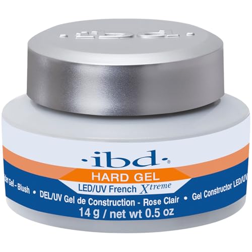ibd LED/UV French Xtreme Hard Gel - Blush Builder Gel for Nail Extensions & Nail Enhancement, 0.5 oz Beauty & Personal Care IBD